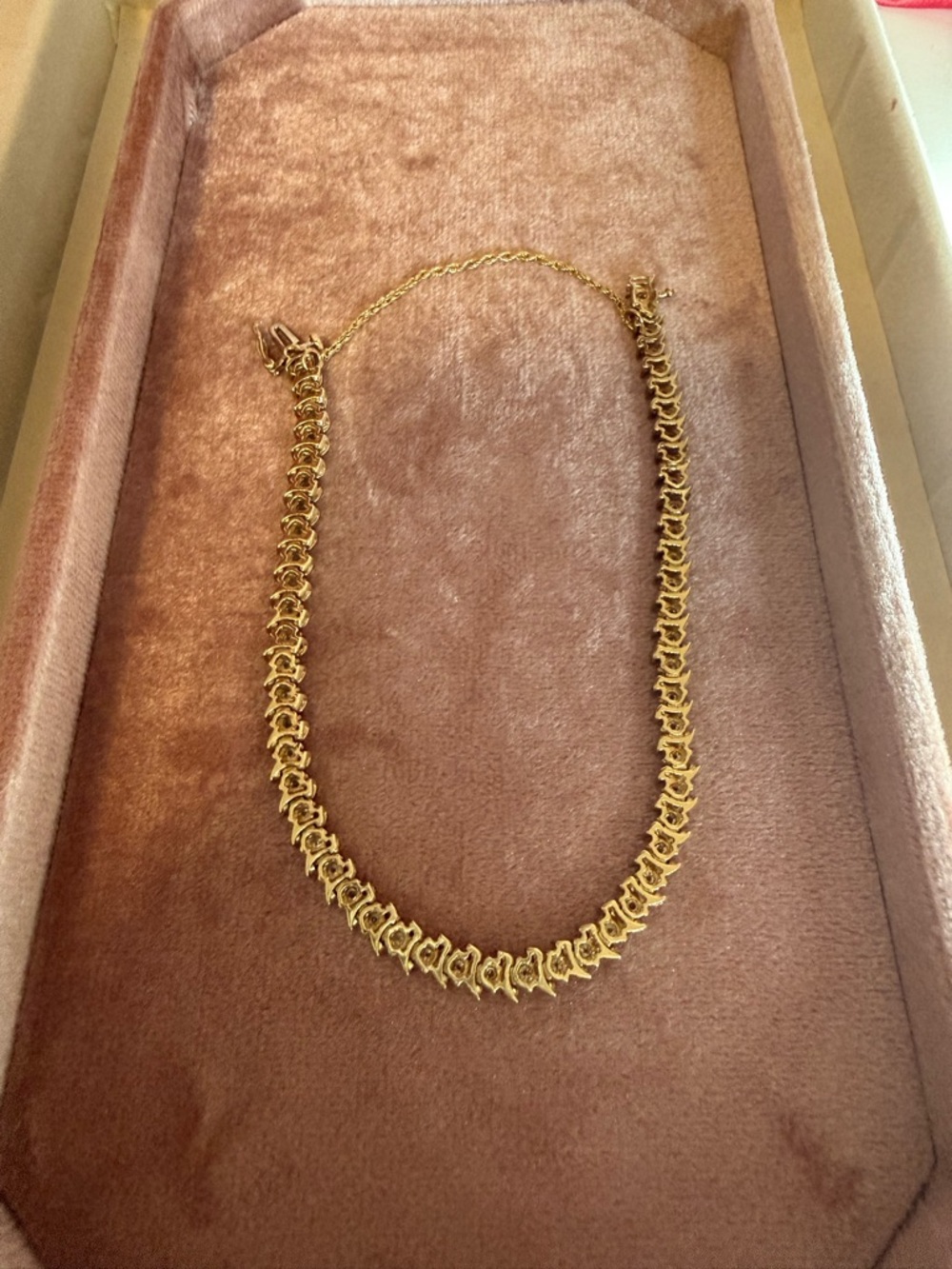 10k Diamond Tennis Bracelet - Picture 5 of 5